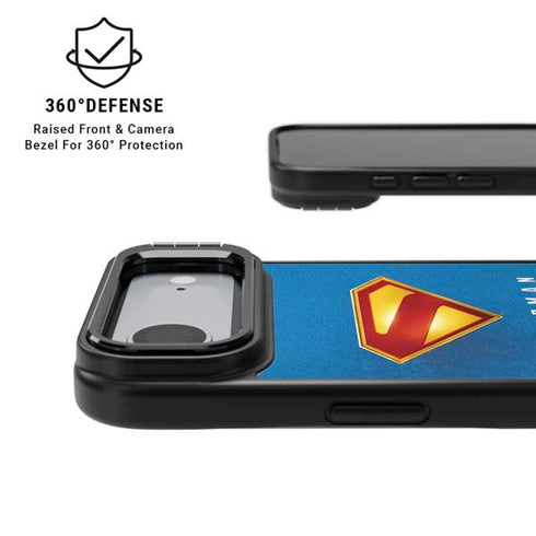 Superman 2025 Classic Superman Shield Emblem iPhone 17 Air Kickstand Case