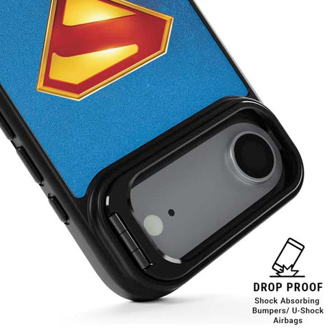 Superman 2025 Classic Superman Shield Emblem iPhone 17 Air Kickstand Case