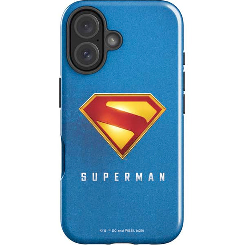 Superman 2025 Classic Superman Shield Emblem iPhone 17 Impact Case