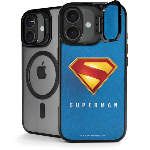 Superman 2025 Classic Superman Shield Emblem iPhone 17 Kickstand Case