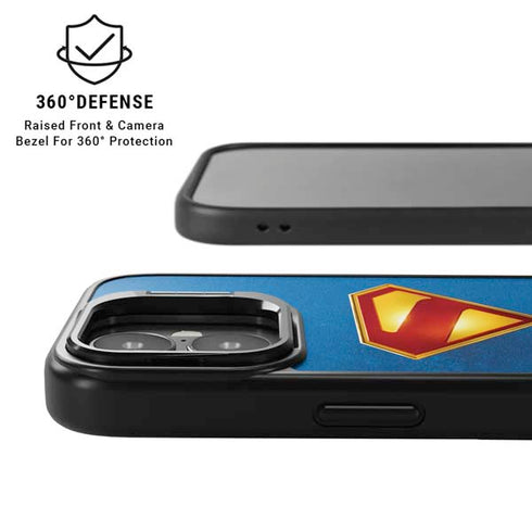 Superman 2025 Classic Superman Shield Emblem iPhone 17 Kickstand Case