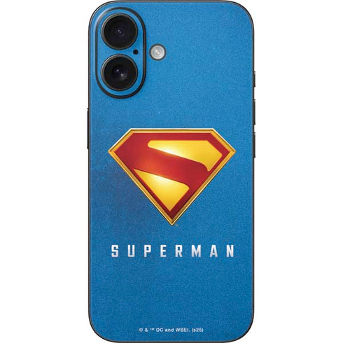 Superman 2025 Classic Superman Shield Emblem iPhone 17 Skin