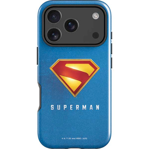 Superman 2025 Classic Superman Shield Emblem iPhone 18 Pro Impact Case