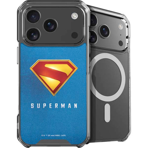 Superman 2025 Classic Superman Shield Emblem iPhone 18 Pro Max MagSafe Case
