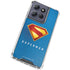 Superman 2025 Classic Superman Shield Emblem Moto G 5G (2025) Clear Case