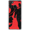 DC Comics Superman Silhouette Flying Galaxy A21 Clear Case