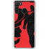 DC Comics Superman Silhouette Flying Galaxy A21 Clear Case