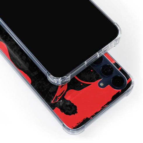 DC Comics Superman Silhouette Flying Galaxy A35 5G Clear Case
