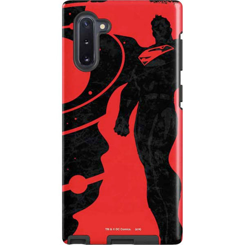 DC Comics Superman Silhouette Flying Galaxy Cases