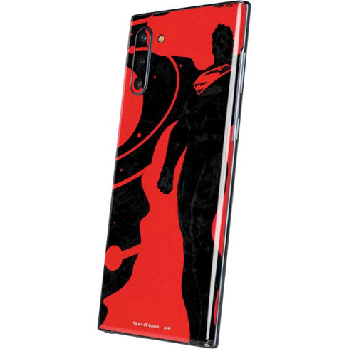 DC Comics Superman Silhouette Flying Galaxy Note 10 Skin