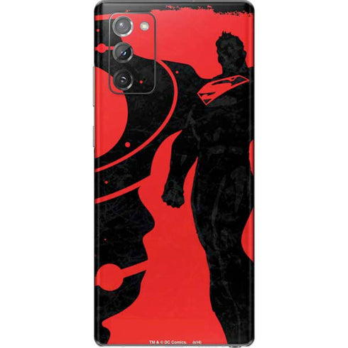 DC Comics Superman Silhouette Flying Galaxy Note20 5G Skin