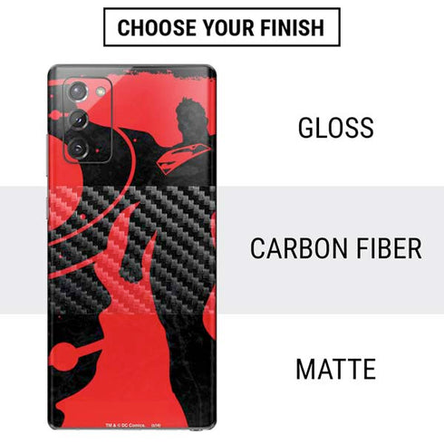 DC Comics Superman Silhouette Flying Galaxy Note20 5G Skin