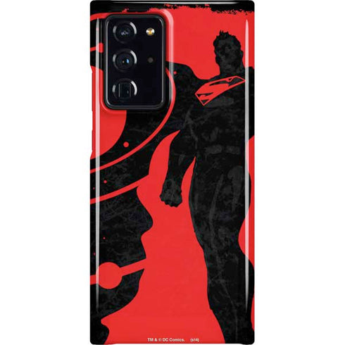 DC Comics Superman Silhouette Flying Galaxy Cases