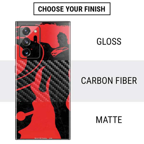 DC Comics Superman Silhouette Flying Galaxy Note20 Ultra 5G Skin