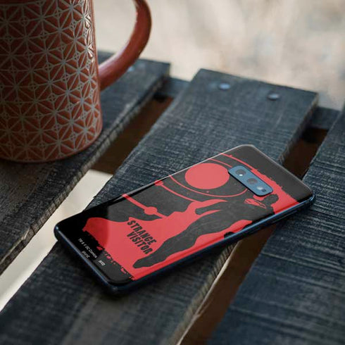 DC Comics Superman Silhouette Flying Galaxy S10e Skin