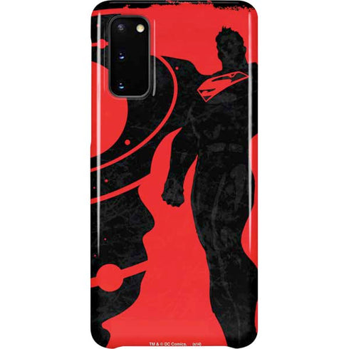 DC Comics Superman Silhouette Flying Galaxy S20 Lite Case