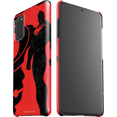 DC Comics Superman Silhouette Flying Galaxy S20 Lite Case