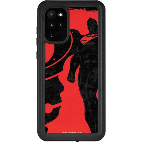 DC Comics Superman Silhouette Flying Galaxy S20 Plus Waterproof Case