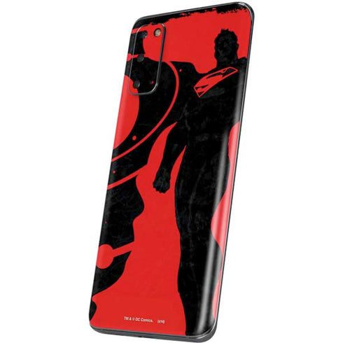 DC Comics Superman Silhouette Flying Galaxy S20 Skin