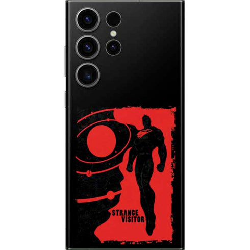 DC Comics Superman Silhouette Flying Galaxy Skins
