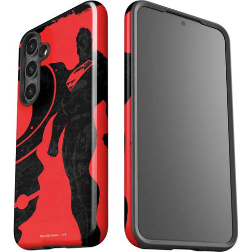 DC Comics Superman Silhouette Flying Galaxy S25 Impact Case