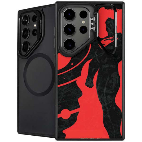 DC Comics Superman Silhouette Flying Galaxy S24 Ultra Kickstand Case