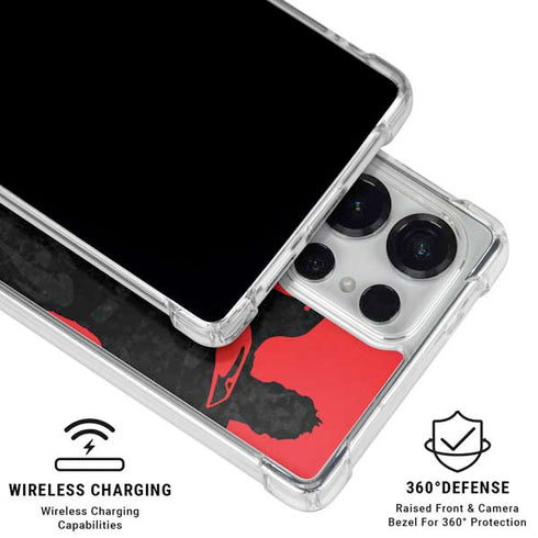 DC Comics Superman Silhouette Flying Galaxy S25 Ultra Clear Case