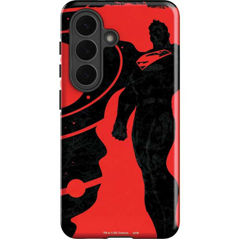 DC Comics Superman Silhouette Flying Galaxy S26 Impact Case
