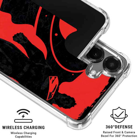 DC Comics Superman Silhouette Flying Galaxy S26 Plus Clear Case