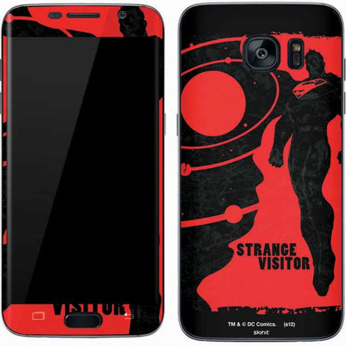 DC Comics Superman Silhouette Flying Galaxy S7 Skin