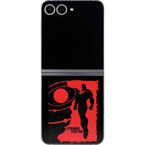 DC Comics Superman Silhouette Flying Galaxy Z Flip6 Skin