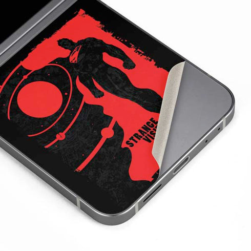 DC Comics Superman Silhouette Flying Galaxy Z Flip6 Skin