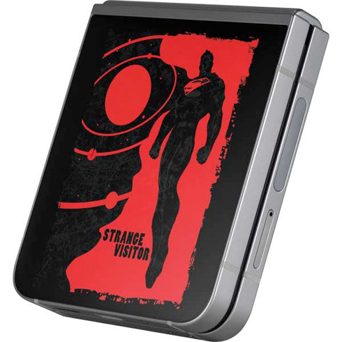DC Comics Superman Silhouette Flying Galaxy Z Flip6 Skin