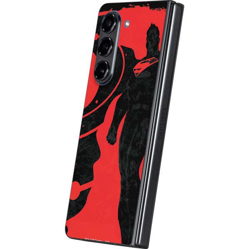 DC Comics Superman Silhouette Flying Galaxy Z Fold5 5G Skin