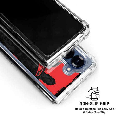 DC Comics Superman Silhouette Flying Galaxy Z Fold6 Clear Case