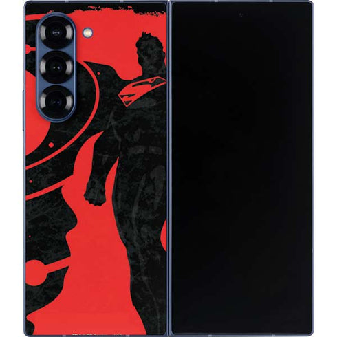 DC Comics Superman Silhouette Flying Galaxy Z Fold6 Skin