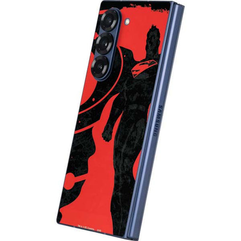 DC Comics Superman Silhouette Flying Galaxy Z Fold6 Skin