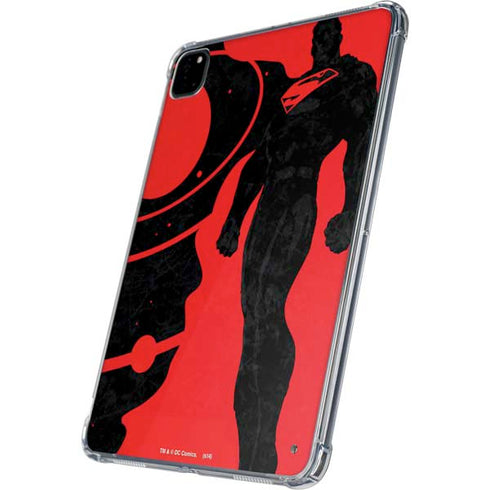 DC Comics Superman Silhouette Flying iPad Pro 11in (2024) Clear Case