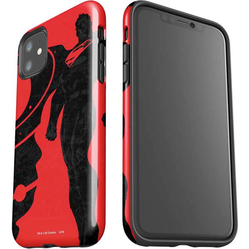 DC Comics Superman Silhouette Flying iPhone 11 Impact Case