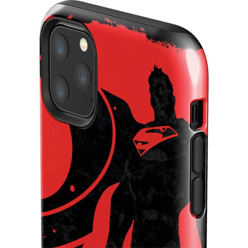 DC Comics Superman Silhouette Flying iPhone 11 Pro Max Impact Case