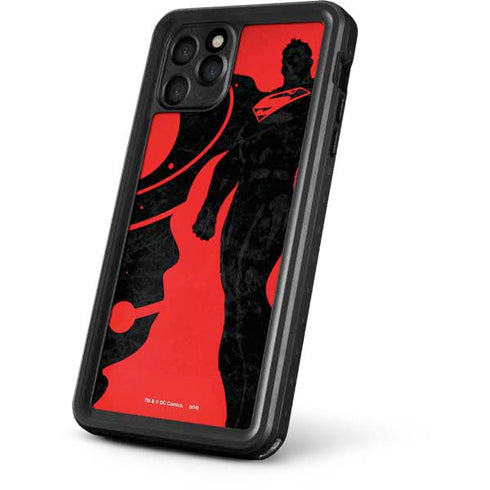 DC Comics Superman Silhouette Flying iPhone 11 Pro Waterproof Case