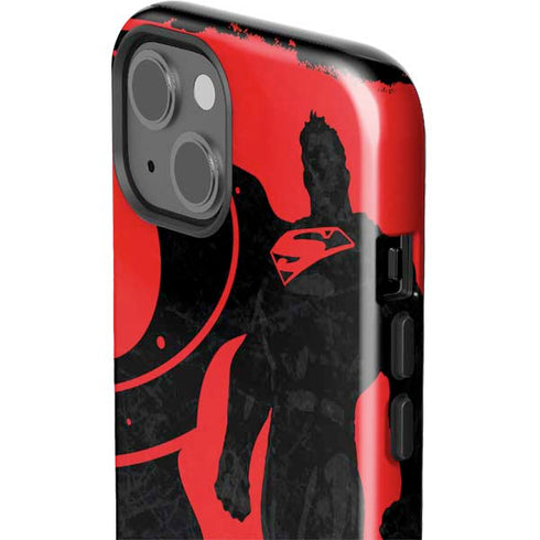DC Comics Superman Silhouette Flying iPhone 15 Impact Case