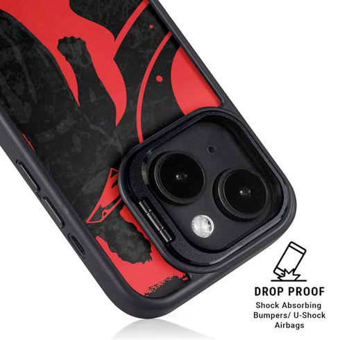 DC Comics Superman Silhouette Flying iPhone 15 Kickstand Case