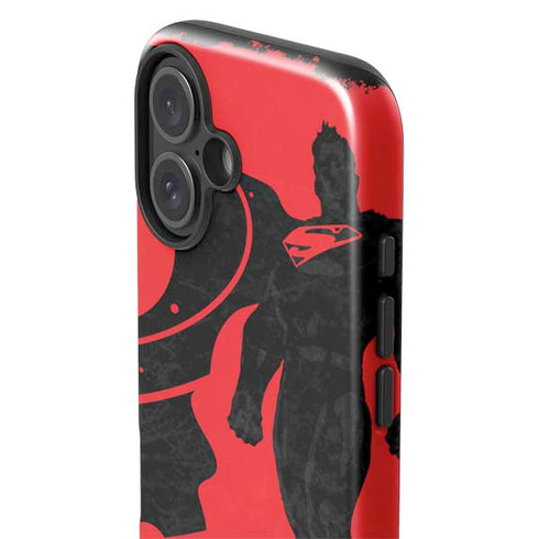 DC Comics Superman Silhouette Flying iPhone 16 Plus Impact Case