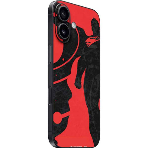 DC Comics Superman Silhouette Flying iPhone 16 Plus Skin