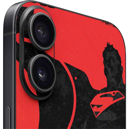 DC Comics Superman Silhouette Flying iPhone 16 Plus Skin