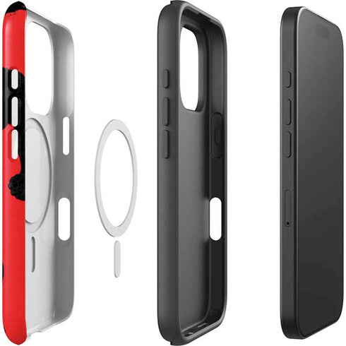 DC Comics Superman Silhouette Flying iPhone 16 Pro Magsafe Impact Case