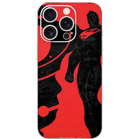 DC Comics Superman Silhouette Flying iPhone 16 Pro Skin