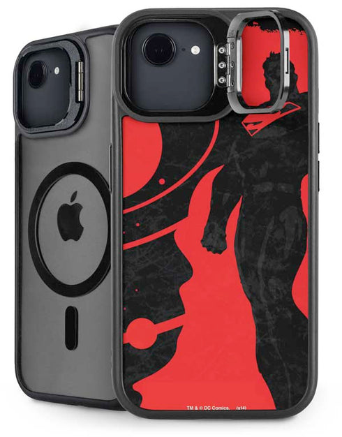 DC Comics Superman Silhouette Flying iPhone 16e Kickstand Case