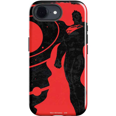 DC Comics Superman Silhouette Flying iPhone 16e Impact Case
